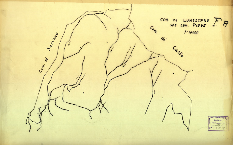 (N:12445) MAPPE CATASTALI D'ITALIA - PROVINCIA DI BRESCIA - Foglio A - COMUNE DI LUMEZZANE Sez.LUMEZZANE PIEVE (B0003740) Carte e stampe antiche: riproduzione a colori su carta (formato A2)