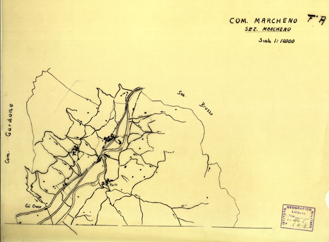 (N:12460) MAPPE CATASTALI D'ITALIA - PROVINCIA DI BRESCIA - Foglio A - COMUNE DI MARCHENO Sez.MARCHENO (B0003755) Carte e stampe antiche: riproduzione a colori su carta (formato A2)