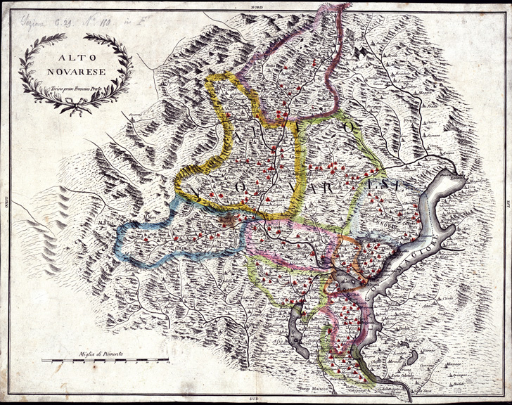 (N:158) ALTO NOVARESE Inv.5088 Pos.9-A-8 (B0004165) Carte e stampe antiche: riproduzione a colori su carta (formato A2)