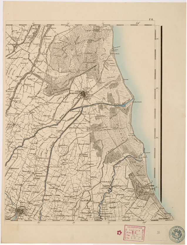 (N:8029) CARTA TOPOGRAFICA DELLE PROVINCIE LOMBARDO VENETO... - F8 Foglio 2 (B0007810) Carte e stampe antiche: riproduzione a colori su carta (formato A2)