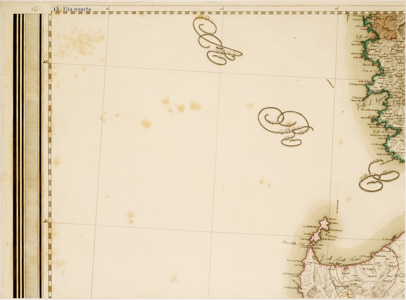 (N:10427) GRAN CARTA D'ITALIA DISEGNATA ED INCISA COLLA SCORTA DELLE OPERE PIU' RECENTI ED ACCREDITATE DI GEOGRAFIA PUBBLICATA PER CURA DI G. CIVELLI E COMP. ... - Foglio 13 (B0008229) Carte e stampe antiche: riproduzione a colori su carta (formato A2)