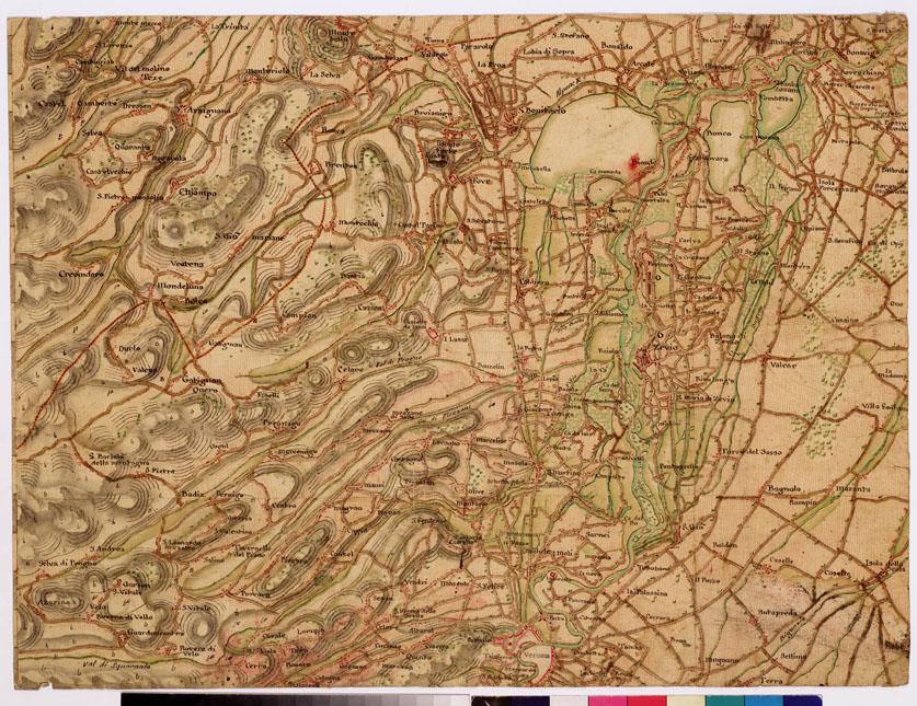 (N:8583) CARTE DU THEATRE DE LA GUERRE EN ITALIE EN 1733 ET 34 - Foglio 5 (B0008710) Carte e stampe antiche: riproduzione a colori su carta (formato A2)