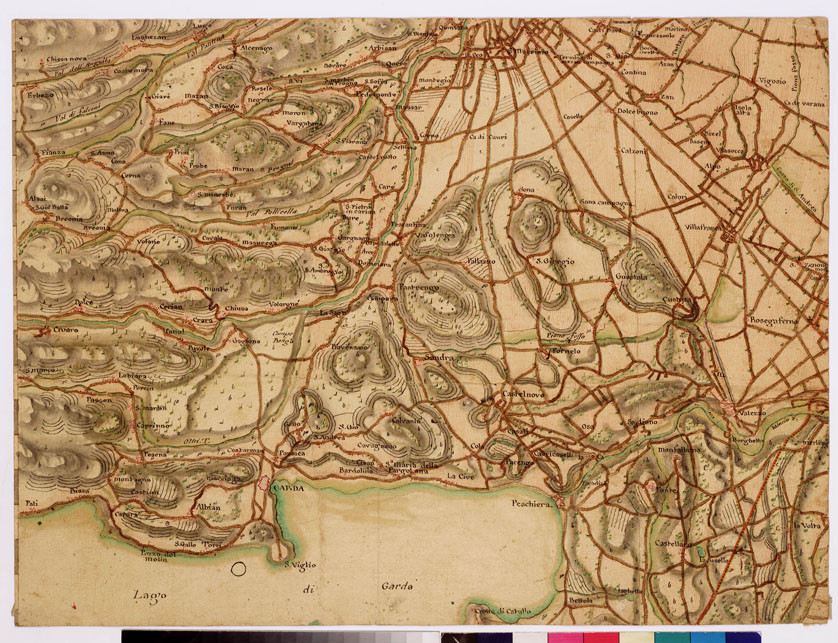 (N:8585) CARTE DU THEATRE DE LA GUERRE EN ITALIE EN 1733 ET 34 - Foglio 7 (B0008712) Carte e stampe antiche: riproduzione a colori su carta (formato A2)