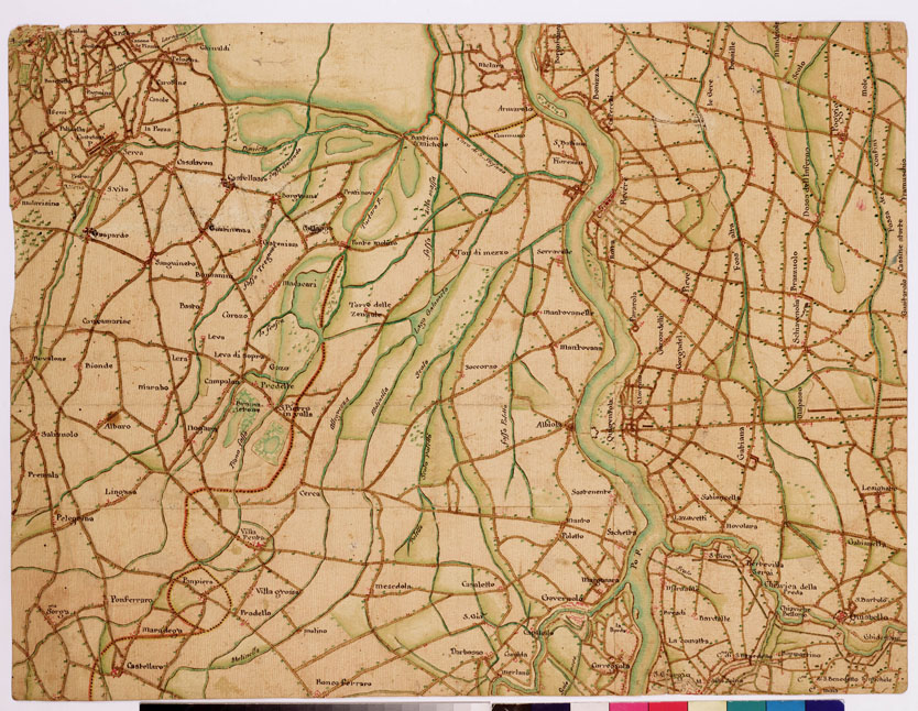 (N:8577) CARTE DU THEATRE DE LA GUERRE EN ITALIE EN 1733 ET 34 - Foglio 10 (B0008715) Carte e stampe antiche: riproduzione a colori su carta (formato A2)