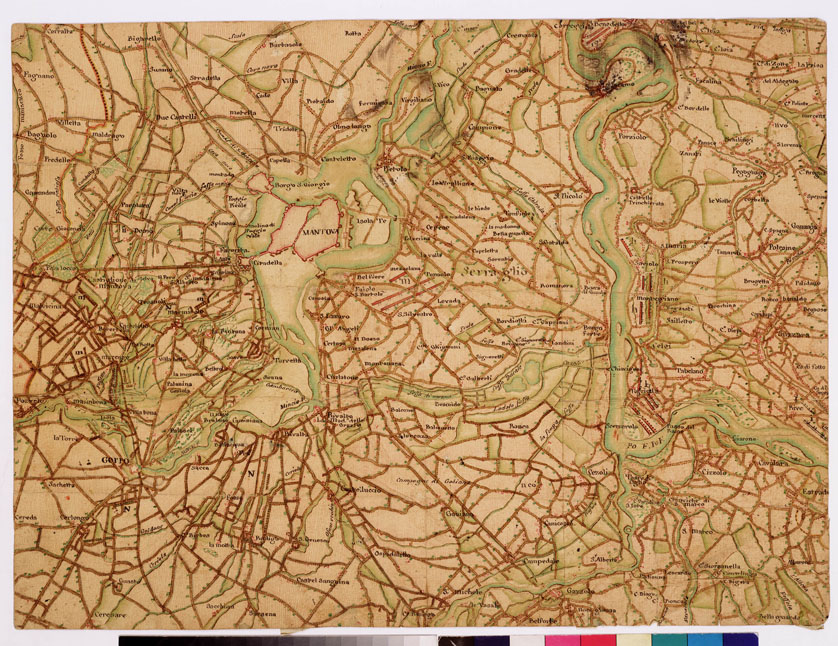 (N:8578) CARTE DU THEATRE DE LA GUERRE EN ITALIE EN 1733 ET 34 - Foglio 11 (B0008716) Carte e stampe antiche: riproduzione a colori su carta (formato A2)