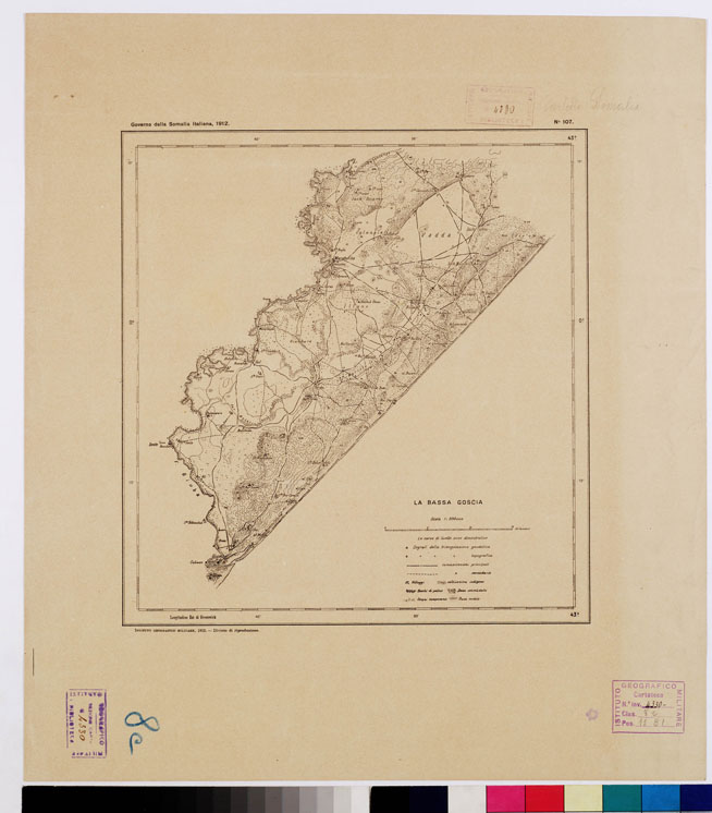 (N:11168) LA BASSA GOSCIA (B0010940) Carte e stampe antiche: riproduzione a colori su carta (formato A2)