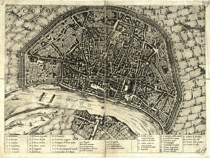 (N:20559) COLONIA (B0017017) Carte e stampe antiche: riproduzione a colori su carta (formato A2)