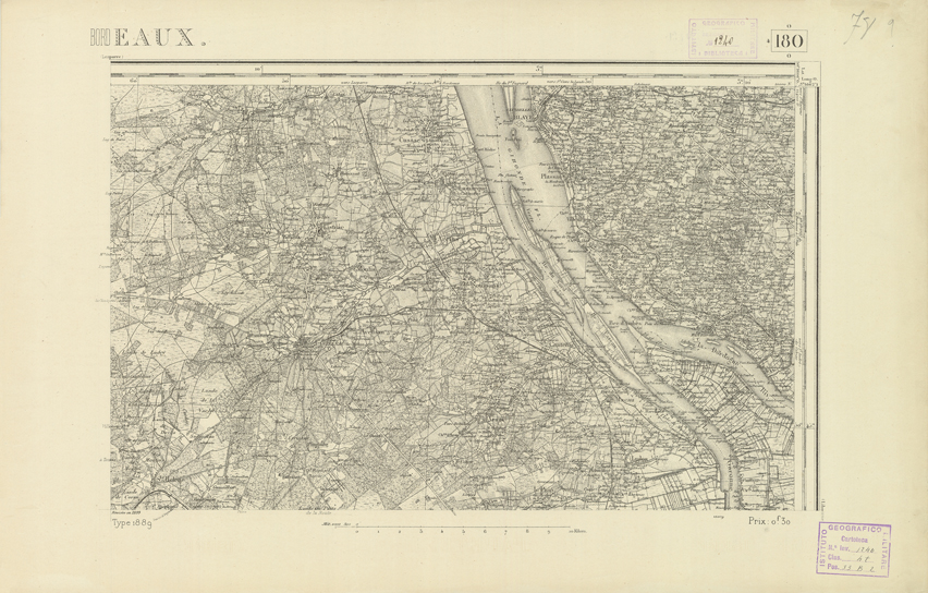 (N:22316) CARTE DE FRANCE - BORDEAUX (B0018911) Carte e stampe antiche: riproduzione a colori su carta (formato A2)
