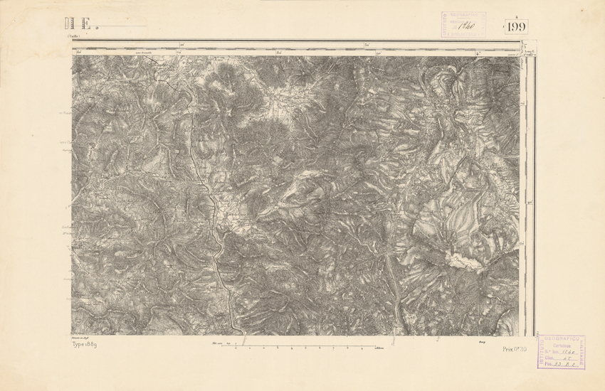 (N:22393) CARTE DE FRANCE - DIE (B0018988) Carte e stampe antiche: riproduzione a colori su carta (formato A2)