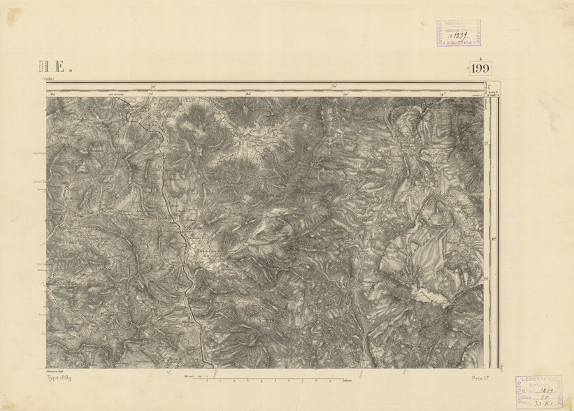 (N:22831) CARTE DE FRANCE - DIE (B0019409) Carte e stampe antiche: riproduzione a colori su carta (formato A2)