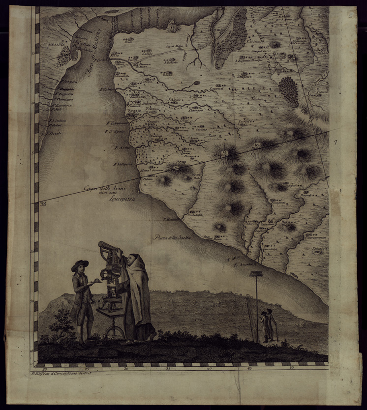 (N:27440) CARTA COROGRAFICA DELLA CALABRIA ULTERIORE - FOGLIO 7 (B0019808) Carte e stampe antiche: riproduzione a colori su carta (formato A2)