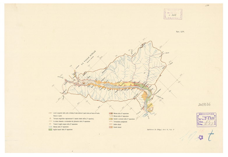 (N:32927) INDIA BRITANNICA - SPEDIZIONE DE FILIPPI NELL'HIMALAIA - LA VALLE DELLO SCIGAR (B0019938) Carte e stampe antiche: riproduzione a colori su carta (formato A2)