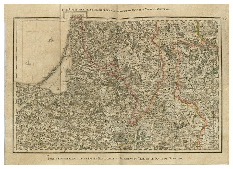 (N:34190) POLONIA ABTHEILLUNG DER POHLNISCHE LAND etc... - FOGLIO 6 (B0020153) Carte e stampe antiche: riproduzione a colori su carta (formato A2)