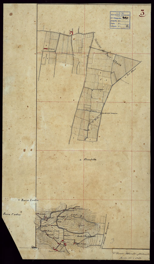 (N:23667) GRUPPO DI 132 FRAZIONI DI MINUTE DI CAMPAGNA ALLA SCALA 1:10.000 DEI RILEVAMENTI ESEGUITI NEL 1853-1867 - CASTANA - MONTU' BECCARIA - RILIEVI OPERATORE N. 3 (CA002275) Carte e stampe antiche: riproduzione a colori su carta (formato A2)