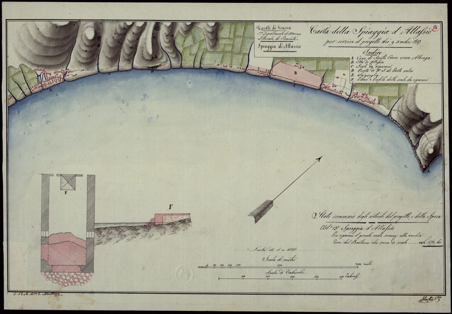 (N:3672) CARTA DELLA SPIAGGIA DI ALLASSIO PER SERVIRE AL PROGETTO DEI 9 DICEMBRE 1817 - DUCATO DI GENOVA 1 DIPARTIMENTO DI MARINA LITORALE DI PONENTE SPIAGGIA DI ALLASSIO. (CA002973) Carte e stampe antiche: riproduzione a colori su carta (formato A2)