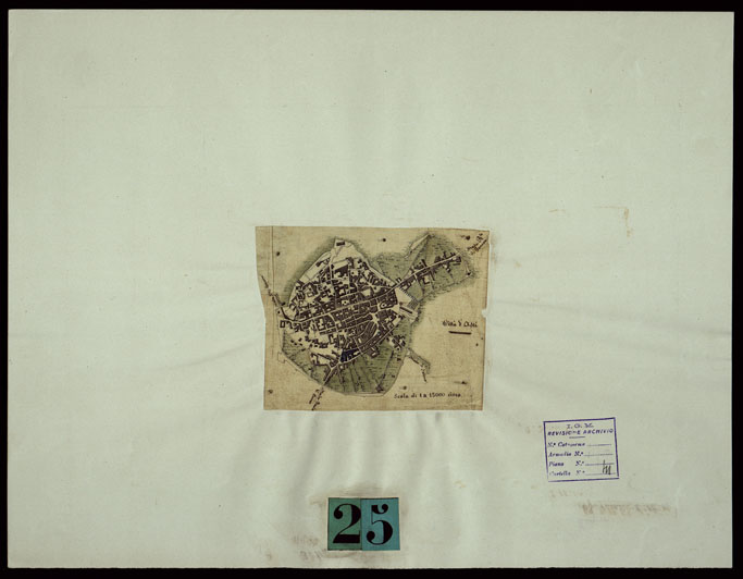 (N:803) CITTA' D'ASTI. (CA003372) Carte e stampe antiche: riproduzione a colori su carta (formato A2)