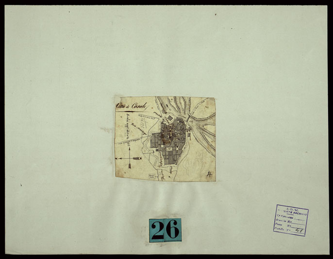 (N:23954) CITTA' DI CASALE. (CA003374) Carte e stampe antiche: riproduzione a colori su carta (formato A2)