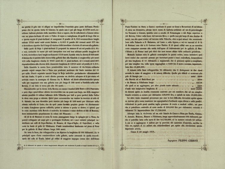 (N:23980) PIANO-AUTOMORE A BINDOLO-IDRAULICO DELL'INGEGNERE FILIPPO CERROTI - LIBRETTO ALLEGATO (CA003446, CA003447, CA003448, CA003449, CA003450, CA003451, CA003452, CA003453, CA003455, CA003456, CA003457, CA003458, CA003459, CA003461, CA003462, CA003454, CA003460, CA003463) Carte e stampe antiche: riproduzione a colori su carta (formato A2)