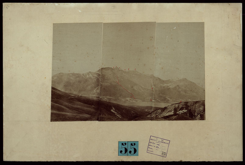 (N:24000) TRENTADUE PANORAMI FOTOGRAFICI ESEGUITI DAL TENENTE DI STATO MAGGIORE SIG. MANZI NEL 1876, PER STUDI SULLA FOTOTOPOGRAFIA (CA003488) Carte e stampe antiche: riproduzione a colori su carta (formato A2)