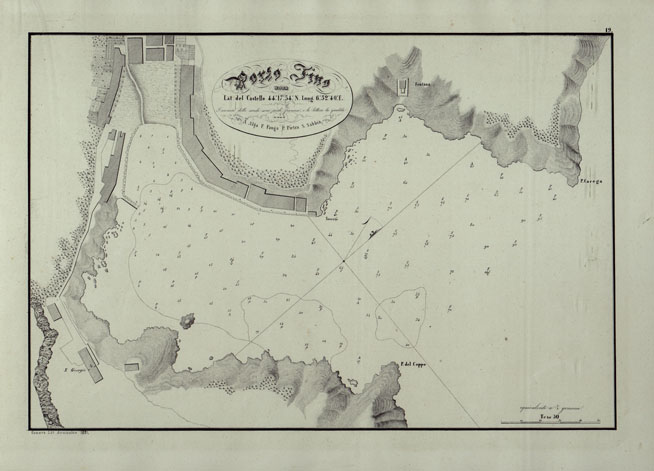 (N:14167) PORTOLANO DELLA LIGURIA - PORTOFINO (CA003536) Carte e stampe antiche: riproduzione a colori su carta (formato A2)