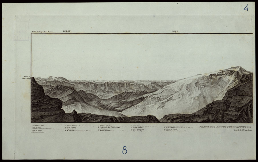 (N:24485) PANORAMA OU VUE PERSPECTIVE - FOGLIO 8 4A (CA003987) Carte e stampe antiche: riproduzione a colori su carta (formato A2)