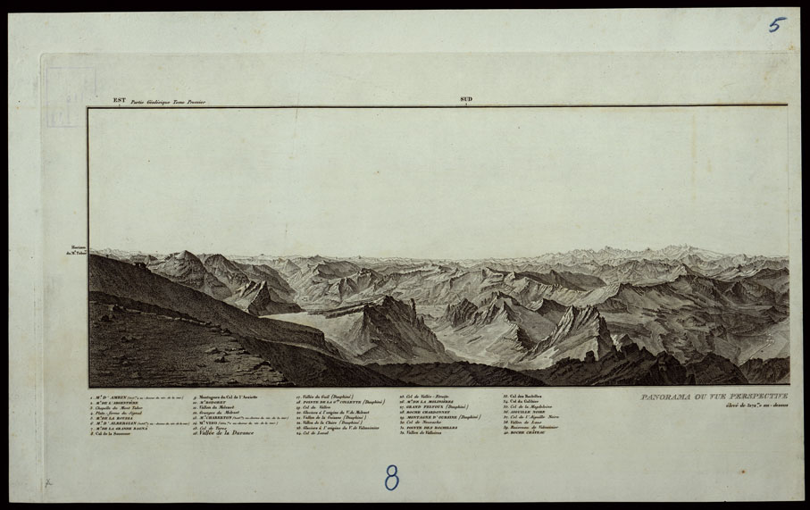 (N:24487) PANORAMA OU VUE PERSPECTIVE - FOGLIO 8 5A (CA003989) Carte e stampe antiche: riproduzione a colori su carta (formato A2)