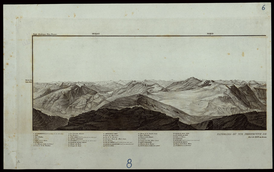 (N:24489) PANORAMA OU VUE PERSPECTIVE DE - FOGLIO 8 6A (CA003991) Carte e stampe antiche: riproduzione a colori su carta (formato A2)