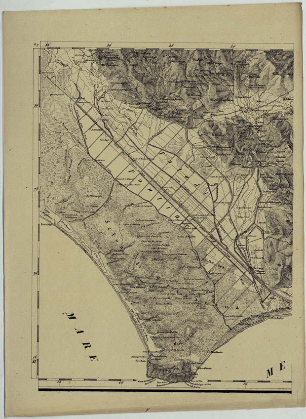 (N:11961) CARTA TOPOGRAFICA DELLE PROVINCIE LOMBARDO-VENETE E DEGLI EX DUCATI ALLA SCALA DI 1:86.400 1865 - FOG. H.17 (CA004693) Carte e stampe antiche: riproduzione a colori su carta (formato A2)
