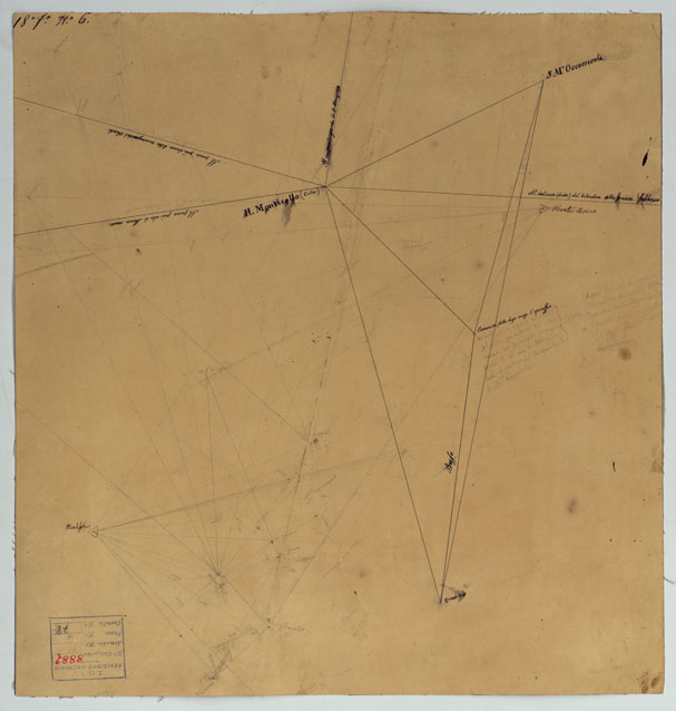 (N:24921) MINUTE ORIGINALI DI CAMPAGNA DELLE LEVATE AL 20.000 DELLA CARTA  DEL REAME DI NAPOLI ANNESSI GRAFICI E SCHIZZI DI NESSUN VALORE - FOGLIO 6 (CA006397) Carte e stampe antiche: riproduzione a colori su carta (formato A2)