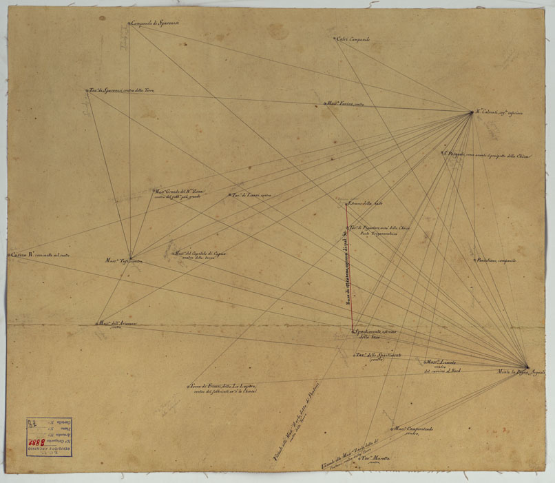 (N:24929) MINUTE ORIGINALI DI CAMPAGNA DELLE LEVATE AL 20.000 DELLA CARTA  DEL REAME DI NAPOLI ANNESSI GRAFICI E SCHIZZI DI NESSUN VALORE - GRAFICO (CA006405) Carte e stampe antiche: riproduzione a colori su carta (formato A2)