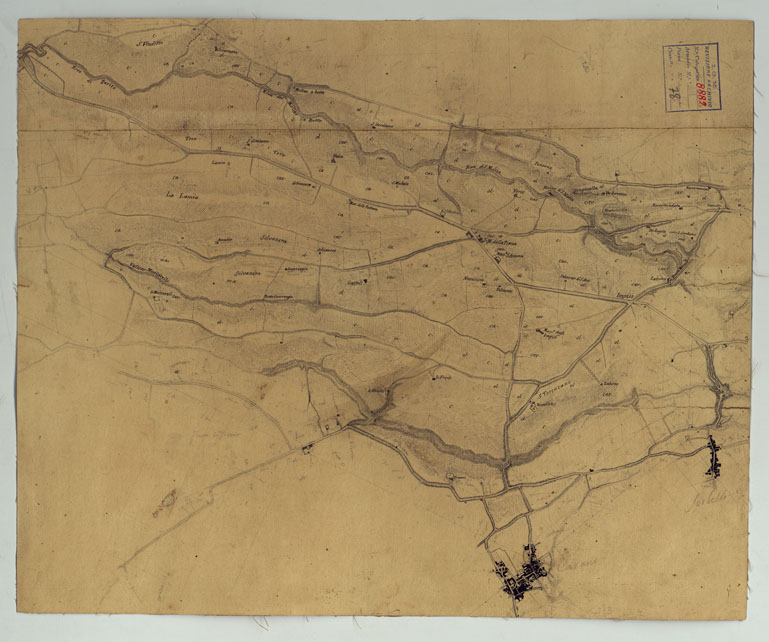 (N:12746) MINUTE ORIGINALI DI CAMPAGNA DELLE LEVATE AL 20.000 DELLA CARTA  DEL REAME DI NAPOLI ANNESSI GRAFICI E SCHIZZI DI NESSUN VALORE - Sessa Aurunca (CA006429) Carte e stampe antiche: riproduzione a colori su carta (formato A2)