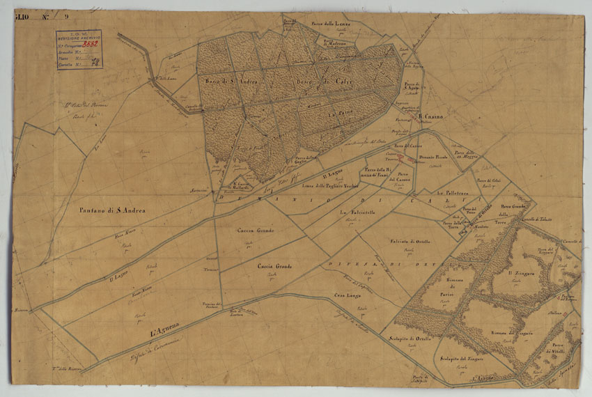 (N:12796) MINUTE ORIGINALI DI CAMPAGNA DELLE LEVATE AL 20.000 DELLA CARTA  DEL REAME DI NAPOLI ANNESSI GRAFICI E SCHIZZI DI NESSUN VALORE - Grazzanise (CA006459) Carte e stampe antiche: riproduzione a colori su carta (formato A2)