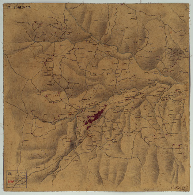 (N:12767) MINUTE ORIGINALI DI CAMPAGNA DELLE LEVATE AL 20.000 DELLA CARTA  DEL REAME DI NAPOLI ANNESSI GRAFICI E SCHIZZI DI NESSUN VALORE - Caserta o Benevento (CA006475) Carte e stampe antiche: riproduzione a colori su carta (formato A2)