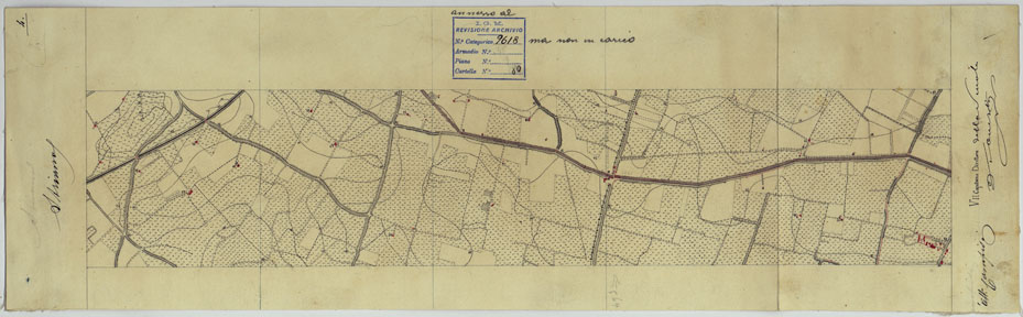 (N:13671) VESUVIO E DINTORNI - FOGLIO 4 STRIANO. (CA006589) Carte e stampe antiche: riproduzione a colori su carta (formato A2)