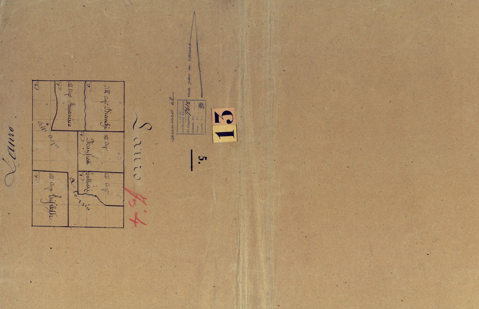 (N:24935) VESUVIO E DINTORNI - COPERTINA FOGLIO LAURO. (CA006593) Carte e stampe antiche: riproduzione a colori su carta (formato A2)