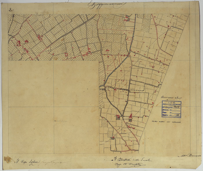 (N:13639) VESUVIO E DINTORNI - FOGLIO 5 POGGIOMARINO. (CA006606) Carte e stampe antiche: riproduzione a colori su carta (formato A2)
