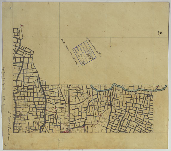 (N:13540) VESUVIO E DINTORNI - FOGLIO 8 SAN MARZANO SUL SARNO. (CA006609) Carte e stampe antiche: riproduzione a colori su carta (formato A2)