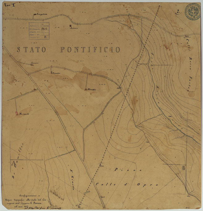 (N:10812) ISOLETTA E DINTORNI -TAVOLA 2. (CA006661) Carte e stampe antiche: riproduzione a colori su carta (formato A2)