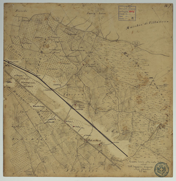 (N:445) BRINDISI E DINTORNI - TAVOLA 7. (CA006708) Carte e stampe antiche: riproduzione a colori su carta (formato A2)