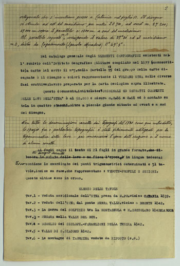 (N:25191) CARTA GEOLOGICA DELL' ETNA - Testo descrittivo (CA007225, CA007226, CA007227, CA007228, CA007229, CA007230, CA007231, CA007232, CA007233, CA007234) Carte e stampe antiche: riproduzione a colori su carta (formato A2)