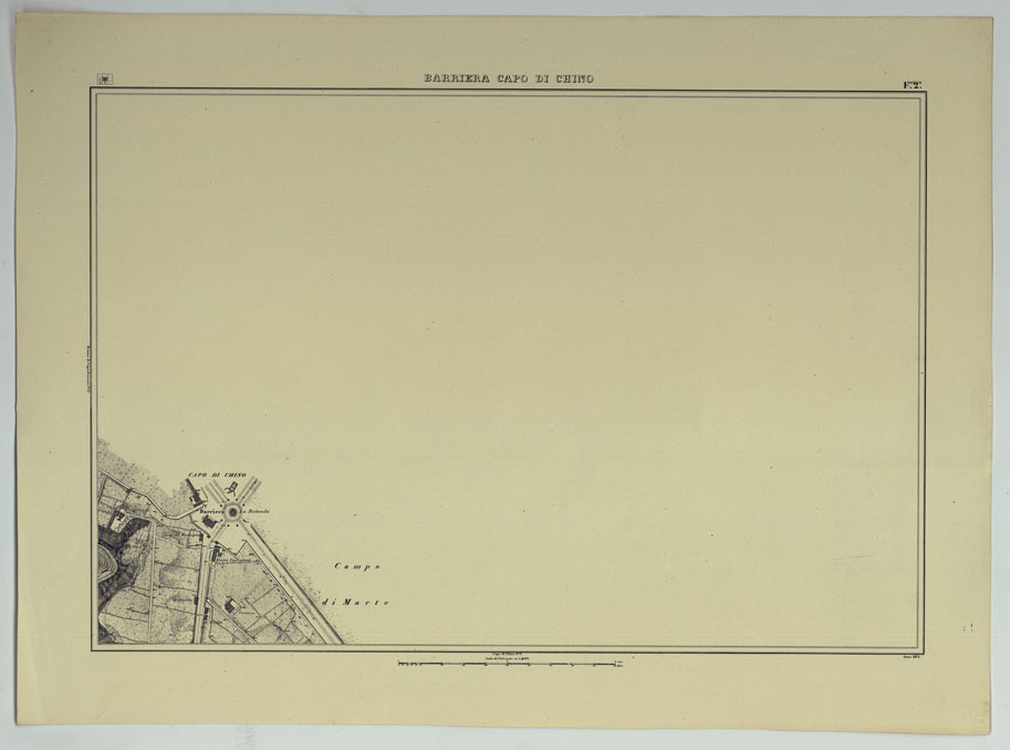 (N:17112) PIANTA TOPOGRAFICA DELLA CITTA' DI NAPOLI ALLA SCALA DI 1:4.000 - FOGLIO 2 BARRIERA CAPO DI CHINO.
 (CA007584) Carte e stampe antiche: riproduzione a colori su carta (formato A2)
