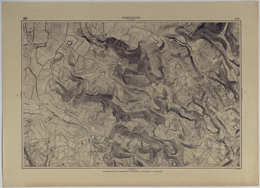 (N:17117) PIANTA TOPOGRAFICA DELLA CITTA' DI NAPOLI ALLA SCALA DI 1:4.000 - FOGLIO 7 DUEPORTE. (CA007589) Carte e stampe antiche: riproduzione a colori su carta (formato A2)