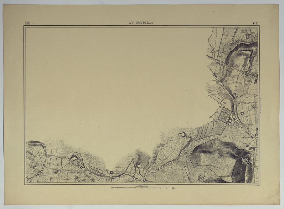 (N:25225) PIANTA TOPOGRAFICA DELLA CITTA' DI NAPOLI ALLA SCALA DI 1:4.000 EDIZIONE CON APPROVAZIONE PER AGGIORNAMENTI CATASTALI - FOGLIO 3 LO SCUDILLO. (CA007629) Carte e stampe antiche: riproduzione a colori su carta (formato A2)