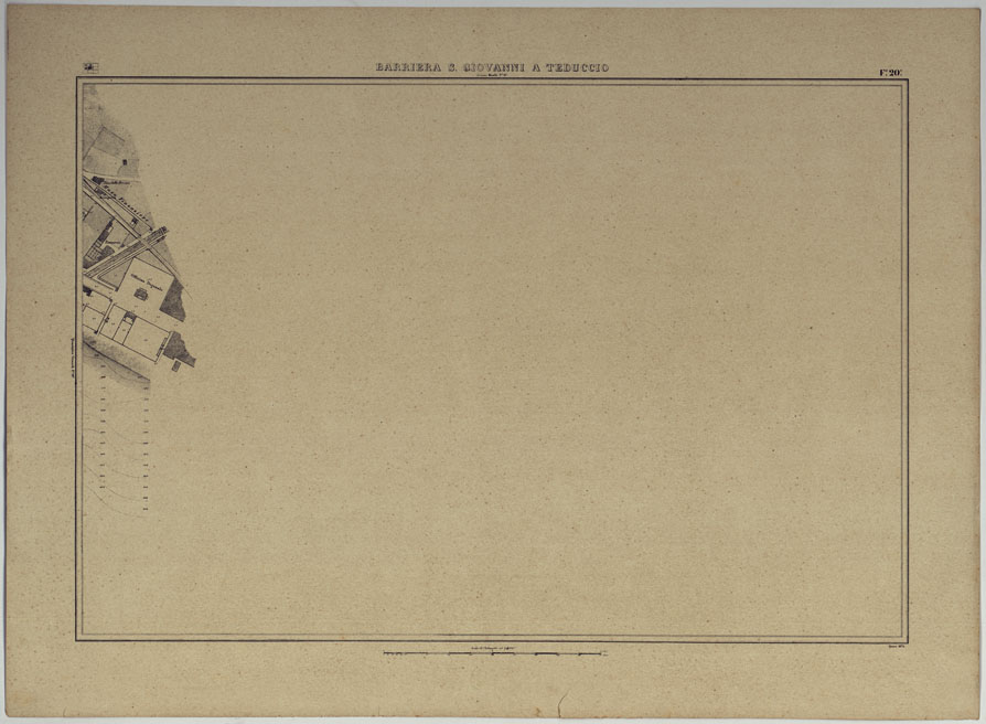 (N:25240) PIANTA TOPOGRAFICA DELLA CITTA' DI NAPOLI ALLA SCALA DI 1:4.000 EDIZIONE CON APPROVAZIONE PER AGGIORNAMENTI CATASTALI - FOGLIO 20 BARRIERA S. GIOVANNI A TEDUCCIO. (CA007644) Carte e stampe antiche: riproduzione a colori su carta (formato A2)
