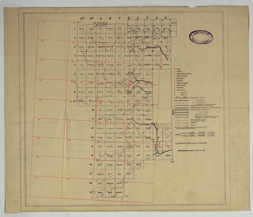 (N:16590) TERRITORIO DELLA CONTEA DI NIZZA - CARTA SPECIALE DELLA FRONTIERA OCCIDENTALE TITOLO E CARTA. (CA008422, CA008423) Carte e stampe antiche: riproduzione a colori su carta (formato A2)