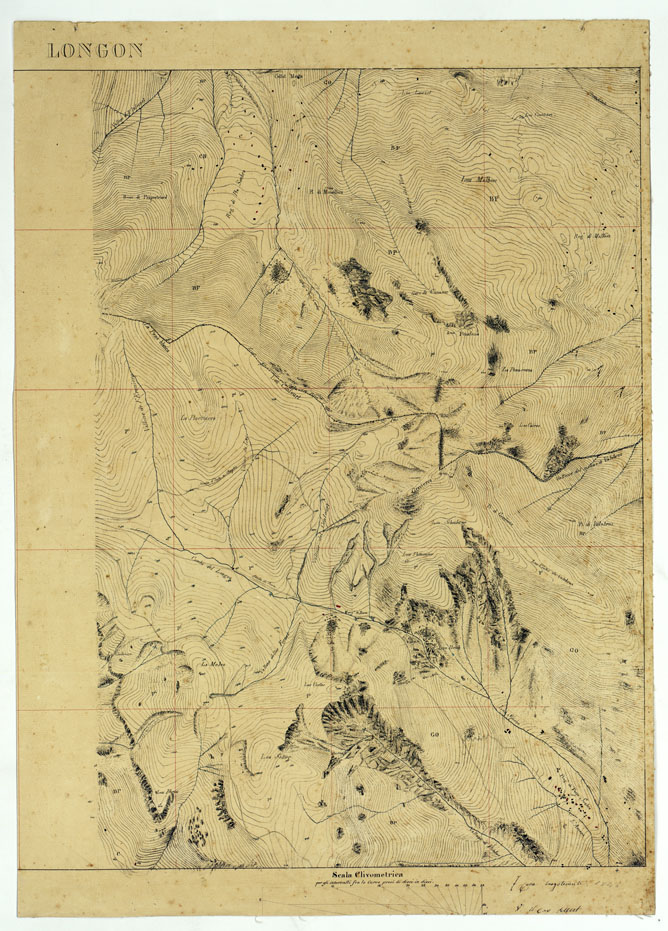 (N:25497) TERRITORIO DELLA CONTEA DI NIZZA - TAVOLA 9  LONGON AGGIORNAMENTO. (CA008436) Carte e stampe antiche: riproduzione a colori su carta (formato A2)