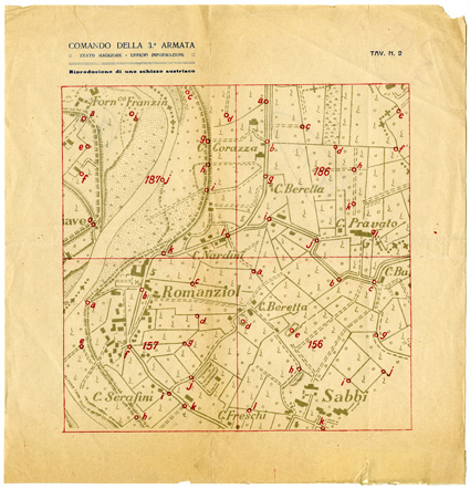 (N:34944) RIPRODUZIONE DI UNO SCHIZZO AUSTRIACO (SE008668) Carte e stampe antiche: riproduzione a colori su carta (formato A3)