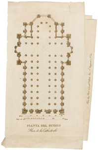 (N:13116) PANORAMA DE MILAN DESSINE SUR LE DOME DAPRES CELUI PUBLIE PAR HENRY KELLER. MILAN CHEZ PIERRE ET JOSEPH VALLARDI - MILANO (B0007131) Carte e stampe antiche: riproduzione a colori su carta (formato A4)