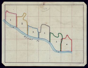 (N:1568) DINTORNI DI TORINO - QUADRO D'UNIONE. (CA001566) Carte e stampe antiche: riproduzione a colori su carta (formato A4)
