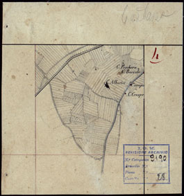 (N:23704) GRUPPO DI 132 FRAZIONI DI MINUTE DI CAMPAGNA ALLA SCALA 1:10.000 DEI RILEVAMENTI ESEGUITI NEL 1853-1867 - CASTANA - MONTU' BECCARIA - RILIEVI OPERATORE N. 4 - SECONDA TAVOLETTA. (CA002312) Carte e stampe antiche: riproduzione a colori su carta (formato A4)